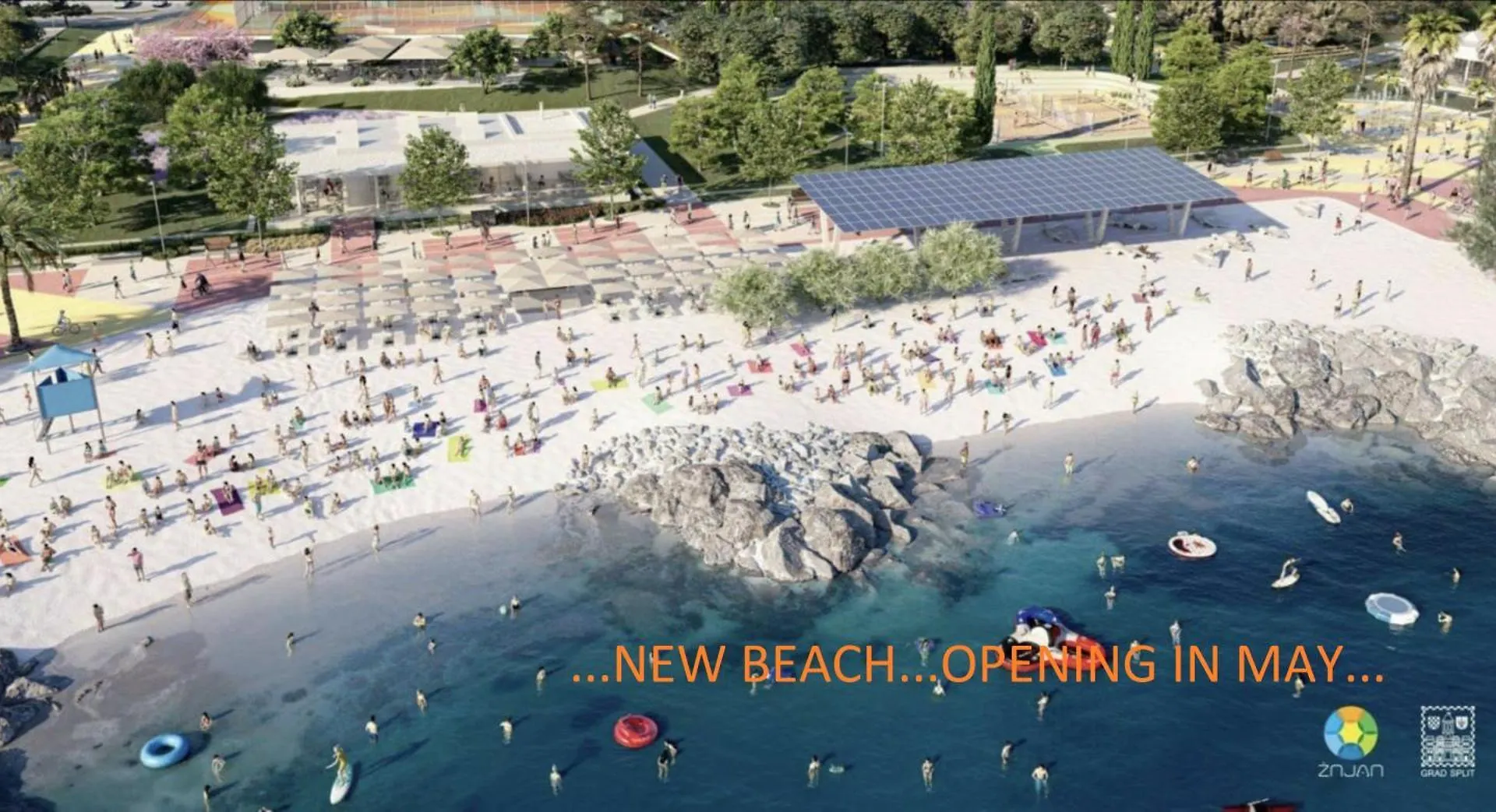 Sea View Znjan Apartman Split Horvátország
